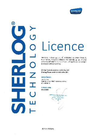 Certifikát Sherlog